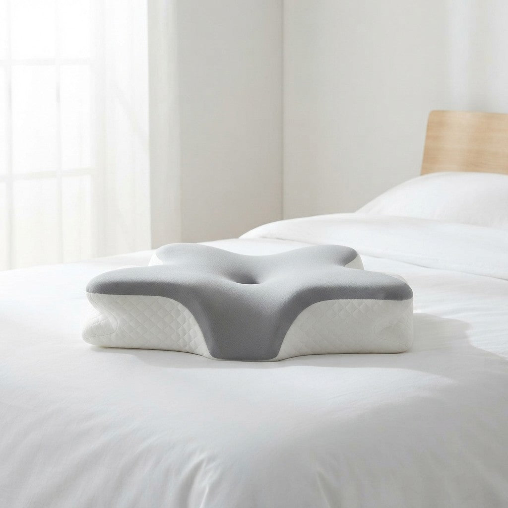 Cradle Ergonomic Butterfly Memory Foam Neck Pillow