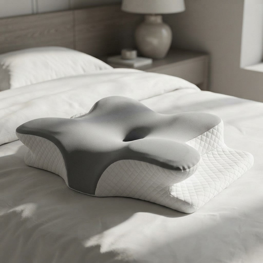 Cradle Ergonomic Butterfly Memory Foam Neck Pillow