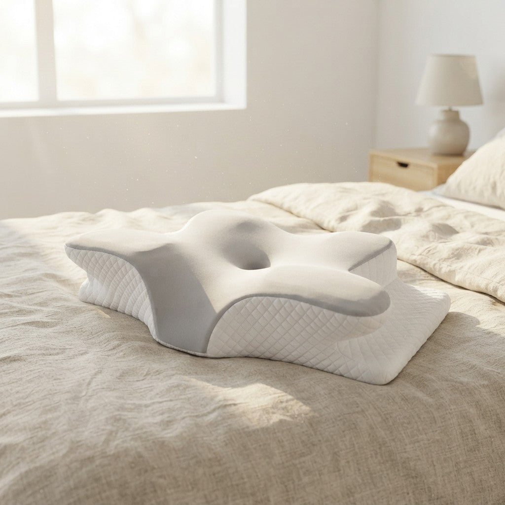 Cradle Ergonomic Butterfly Memory Foam Neck Pillow