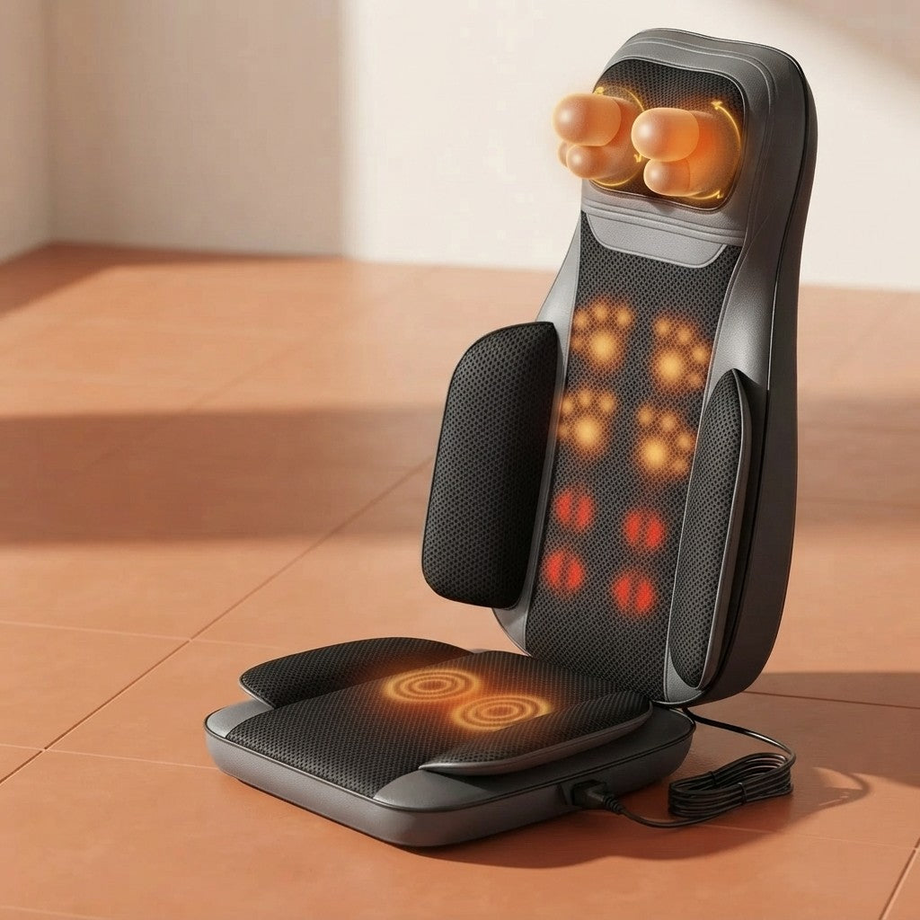 Cradle Full-Body Heated Vibration & Shiatsu Massager Cushion