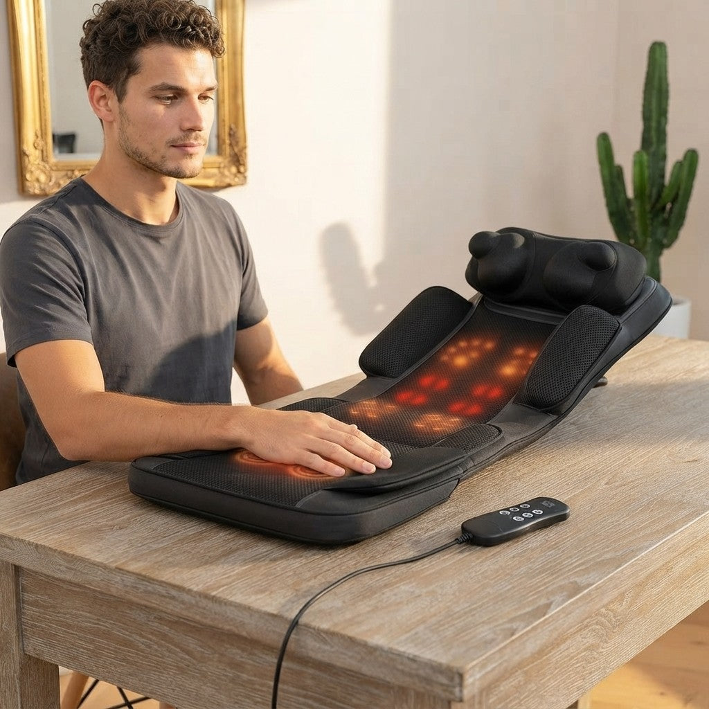 Cradle Full-Body Heated Vibration & Shiatsu Massager Cushion